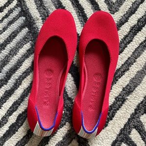 Cute red, almost new Rothy’s